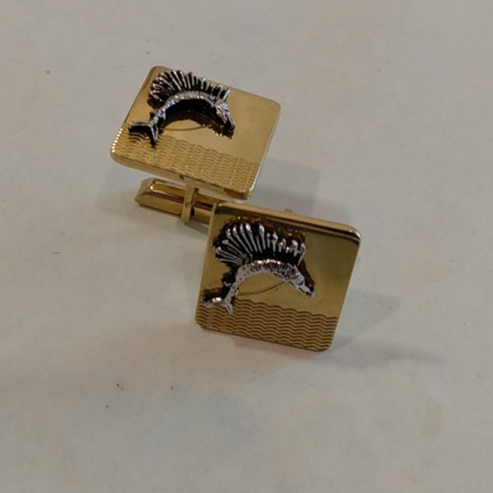 Sail Fish Cuff Links